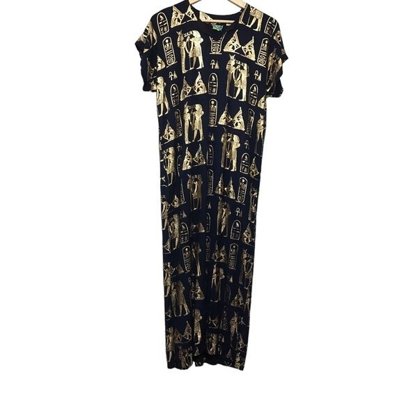 Unique Egyptian 100% Cotton Caftan Hand Made In Egypt - Picture 2 of 11